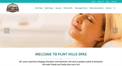 Desktop Screenshot of flinthillsspas.com