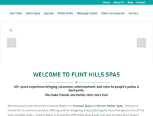 Tablet Screenshot of flinthillsspas.com